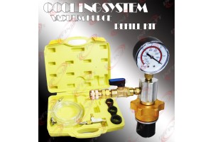 Cooling System Vacuum Radiator Kit Refill & Purge Set Universal Tools W/ Hose